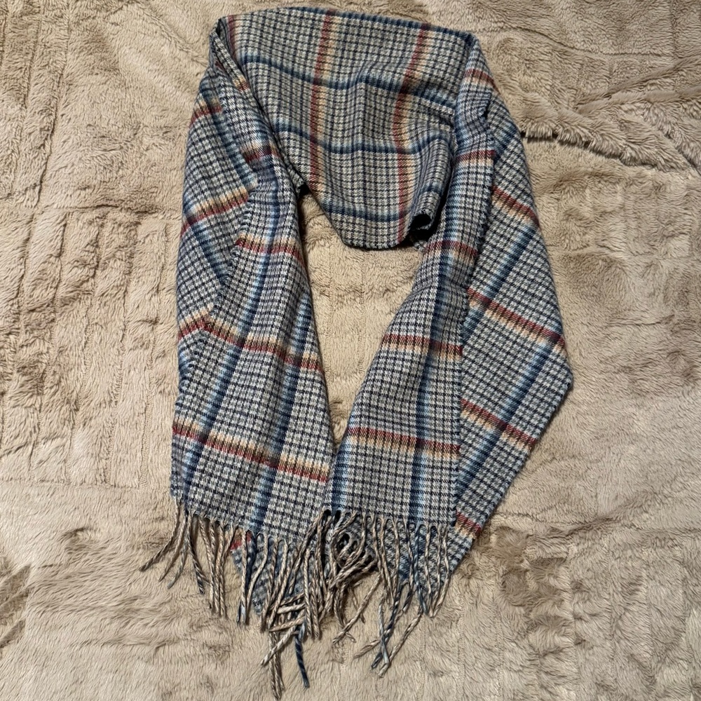 CHRISTIAN DIOR Monsieur Cashmaire Fringed Scarf - Picture 4 of 4